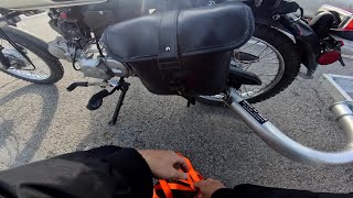 Jan 25 - Motorcycle to hardware store \u0026 breaking in new engine (Zongshen 125)