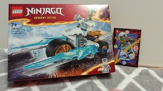 Lego ninjago Zane motorja bemutató.