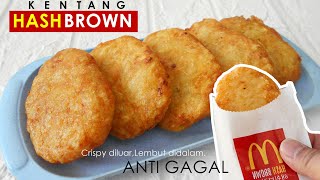 MEMBUAT KENTANG HASHBROWN  Ala Mcd SIMPLE dan Enak