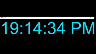 how to create a digital clock using python #hindi #python #programming