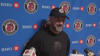 Rockford IceHogs Training Camp Media Day – Head Coach Anders Sorensen