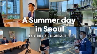 USA lawyer, business trip to seoul vlog Visit Hana Bank Headquarters/Living Trust Center
