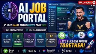 Build a Full-Stack AI Job Portal with Spring Boot Microservices, React 19, Google Gemini AI