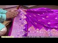 pure nilambari iktara paithani craftsmanship double katan silk pattu sarees viral collection