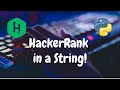84 - HackerRank in a String! | Strings | Hackerrank Solution | Python