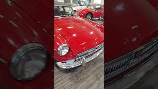 1974 MG B MGB classic car dealership showroom near Tampa Florida. #classiccars #classiccar #mgb #mg