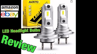 AUXITO led h7 headlight bulbs review. The best LED headlight bulbs for the price.
