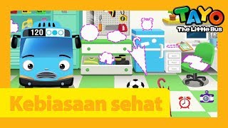 Pelajari kebiasaan baik untuk anak-anak l #4 bagaimana membersihkan l Tayo Bus Kecil