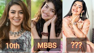 Shocking Education of Tollywood Actress | Educational qualification of south indian actress |