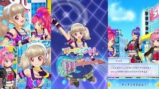 【アイカツ会話イベント】ラッキードレスデザインモード・ロックの「1,2,Sing for You!」をプレイ（ロックその１）