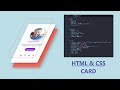 ASMR Programming - Create an Impressive CSS Card with Hover Animation -   No Talking