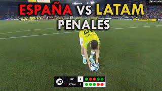 TANDA DE PENALES (7-6)| ESPAÑA vs LATAM  PARTIDAZO DE YOUTUBERS 4