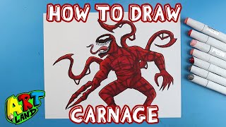 How to Draw CARNAGE from VENOM 2