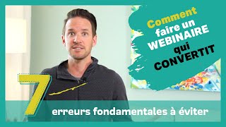 Comment convertir plus à mon webinaire