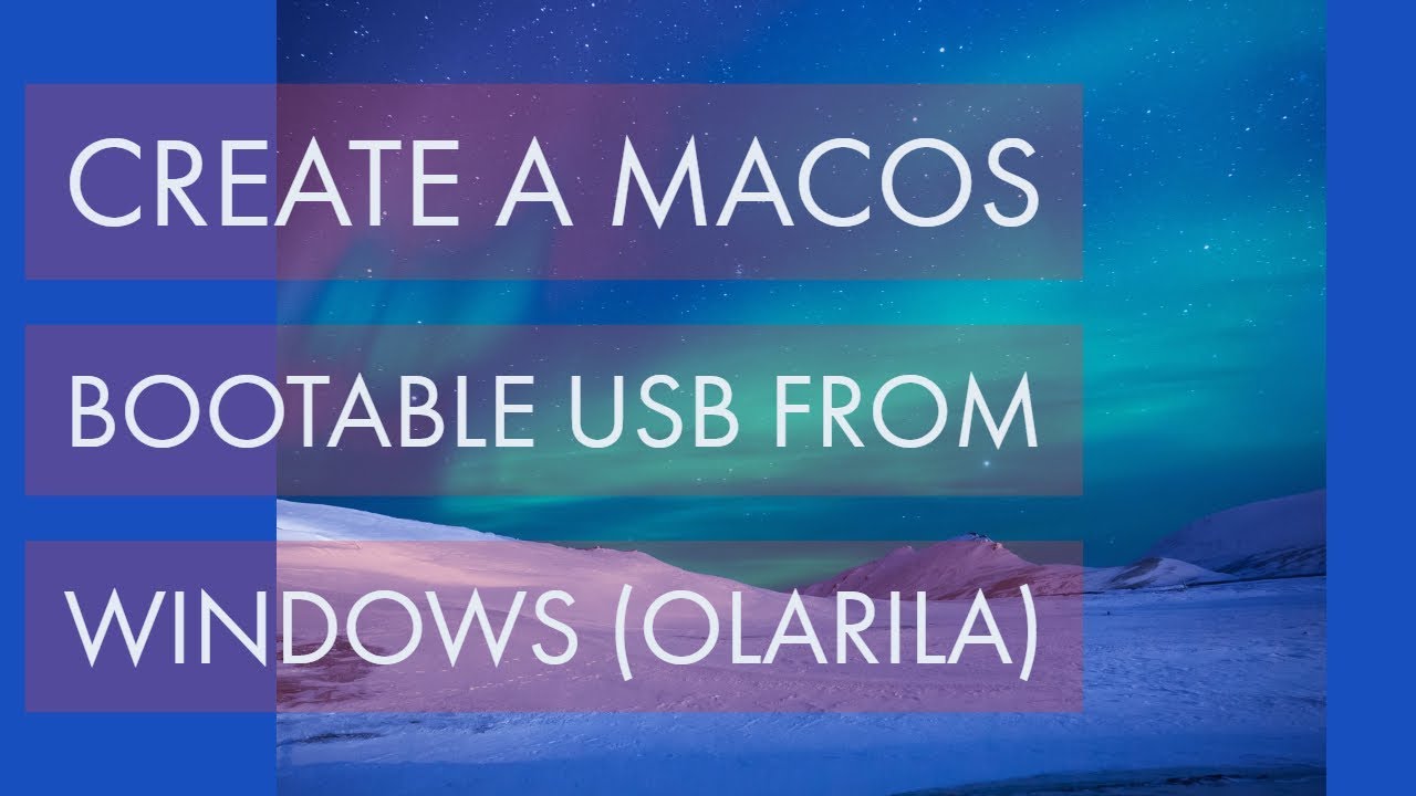 Create A Macos Bootable Usb On Windows 10 Asoevil