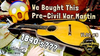 1940s Martin Oldest Acoustic Guitar in NYC! | Brothers Guitar Shop Vlog #9