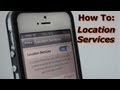 How To Use And Turn On Location Services iPhone - Locations Settings