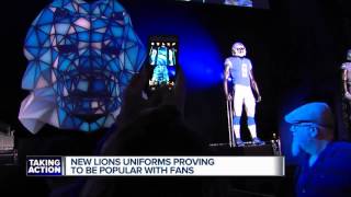 New Lions jerseys have become some of the most popular in the NFL
