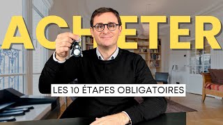 Les 10 étapes clés d’un achat immobilier - Guide Complet