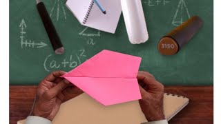 How to make a paper airplane that fly far | wg Pakistan