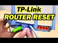 TP-Link Router Reset to Factory Defaults Settings