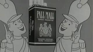 PALL MALL FAMOUS CIGARETTES 1954