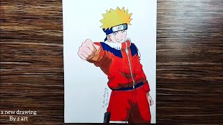 How to draw naruto step by step |naruto drawing tutorial | how to draw anime boy characters