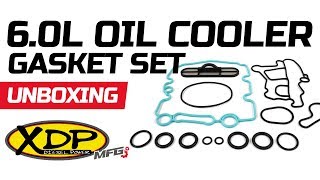 XDP 6.0L Powerstroke Oil Cooler Gasket Set - Unboxing