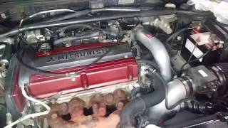 Evo 8 Removing O2 pipe from D-Evolution