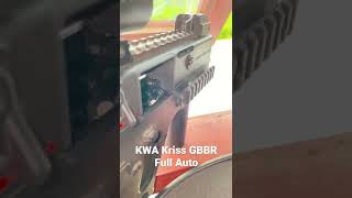 KWA Kriss GBBR FULL AUTO SHOOTING