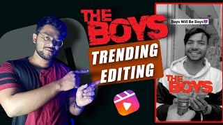 Trending The boys/The girls meme video editing Tutorial