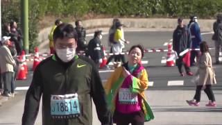 北九州マラソン2017Kitakyushu marathon 2017・7キロ地点・10時14分