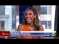 tayshia adams dishes on katie’s quest to find love and more gma