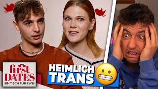 SHE'S HIDING FROM HIM THAT SHE'S TRANSGENDER 😳🫣 | First Dates