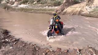 Dirty Devil River fording on 10/24/2021