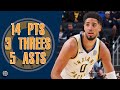 Tyrese Haliburton 14 pts 3 threes 5 asts vs Hornets 2024 Preseason