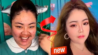 Craziest Asian Makeup Transformation 2022 😱! You Won't Believe Your#shorts (3)👍