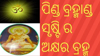 swoyam Kalki Narayan mukha nishrut #ପିଣ୍ଡ ବ୍ରହ୍ମାଣ୍ଡ ସୃଷ୍ଟିର ତତ୍ତ୍ବ ଅକ୍ଷର ବ୍ରହ୍ମ ନିର୍ଣ୍ଣୟ