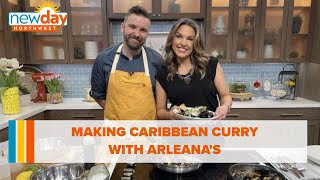 Making Caribbean curry with Arleana's - New Day NW