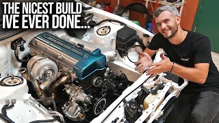 INSTALLING MY BUILT 2JZ INTO MY SUPRA!