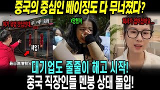 중국반응 | 베이징도 이젠 끝났다…회사 줄폐업, 월세는 폭등! 굶고 있는 중국의 청년세대들!