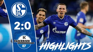 Erst Alu, dann Jubel: Churlinov mit Siegtreffer | Highlights | FC Schalke 04 - SC Paderborn 07 2:0