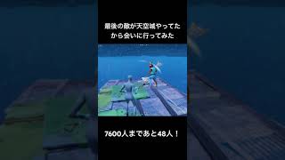 最後の敵が天空城やってたから会いに行ってみた#フォートナイト #fortnite #shorts #ライラック