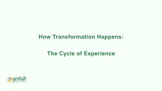 How Transformation Happens: The Cycle of Experience