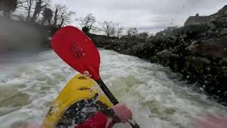 Kayaking Linton Falls - River Wharfe