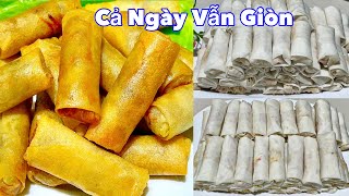 Học Được Bí Quyết Làm CHẢ GIÒ Giòn Rụm Giòn Xốp Để Lâu Không Xẹp Mềm- Pork spring rolls
