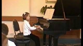 Anna, on Piano, 3 yrs with Ms. Quinn