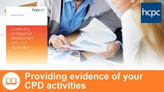 Putting your CPD profile together