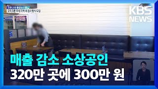 소상공인 지원 ‘14조원 추경안’ 국무회의 통과…소상공인 300만 원 지급 / KBS  2022.01.21.