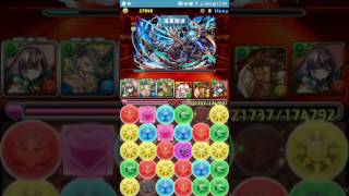 【パズドラ】 異聖の天上宮殿 五階【★6以下強化】([PAD]異聖之天宮殿 五階 - 木明王) Lose